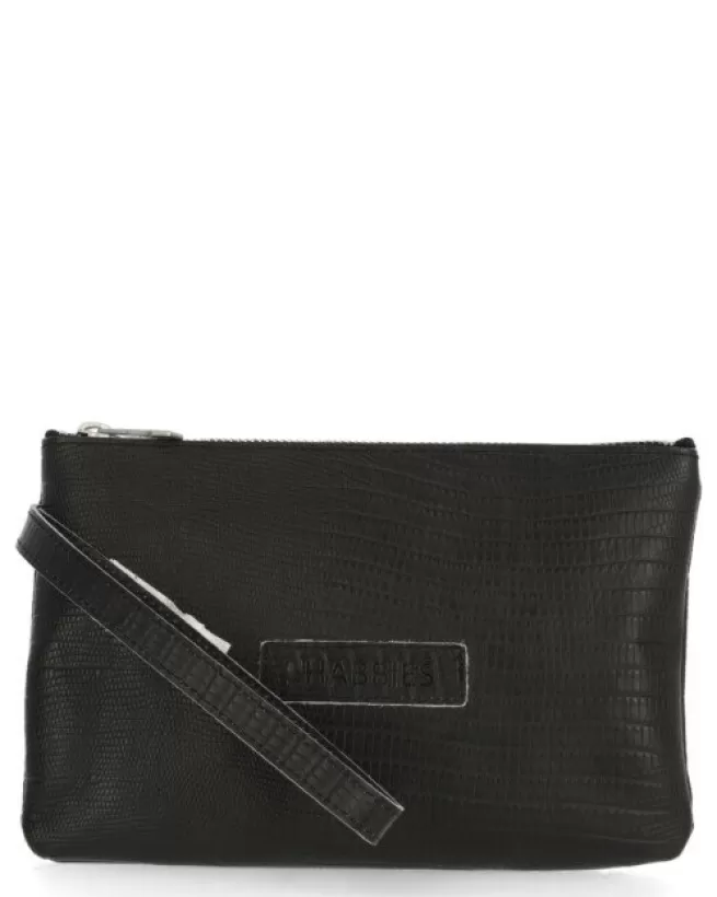 Shabbies Amsterdam Etuis | No Waste Leather>Clutch No Waste Leather Zwart