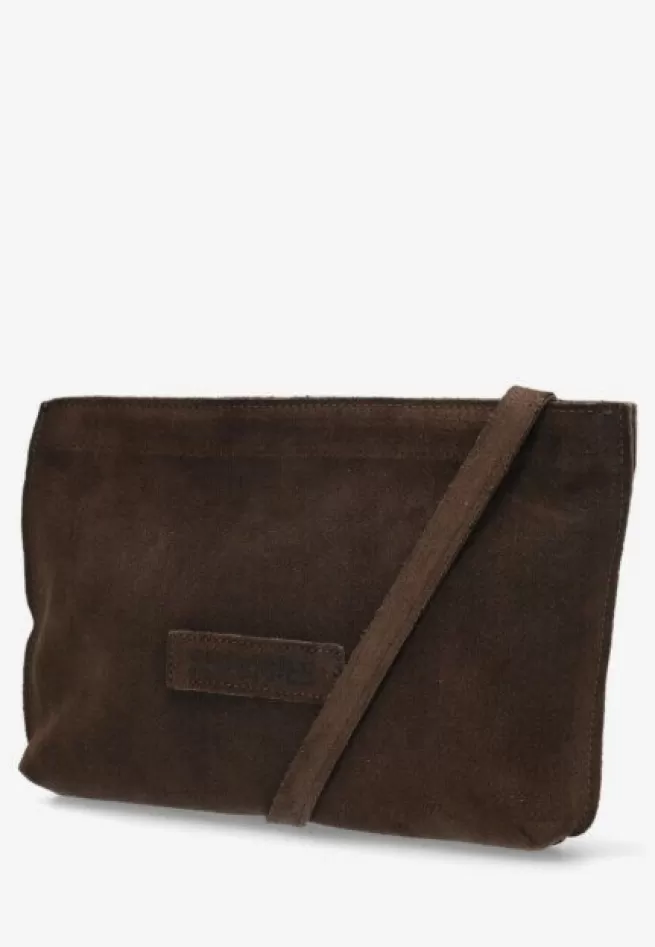 Shabbies Amsterdam No Waste Leather | Avondtassen>Crossbody Tas Donkerbruin