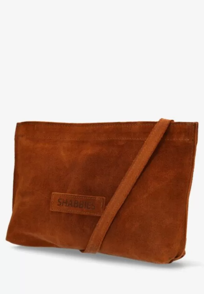 Shabbies Amsterdam No Waste Leather | Avondtassen>Crossbody Tas Roestbruin