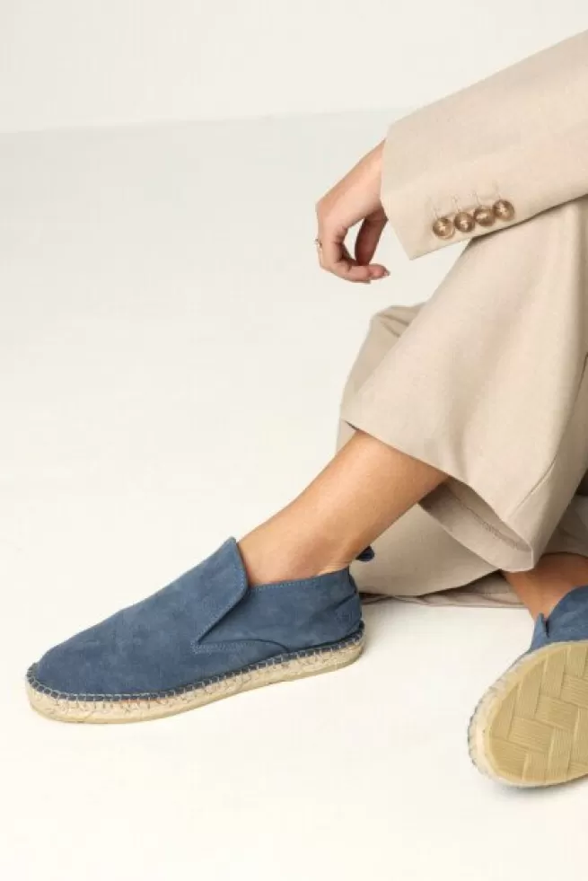 Shabbies Amsterdam Loafers | Espadrilles>Espadrille Elche Lofa Jeans Blue