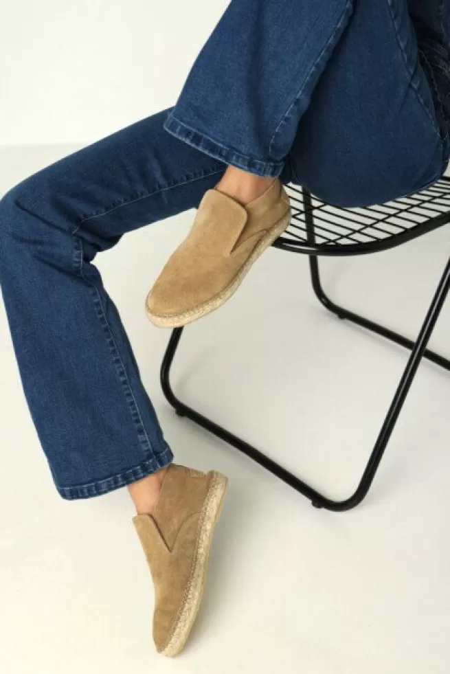 Shabbies Amsterdam Loafers | Espadrilles>Espadrille Elche Lofa Zand