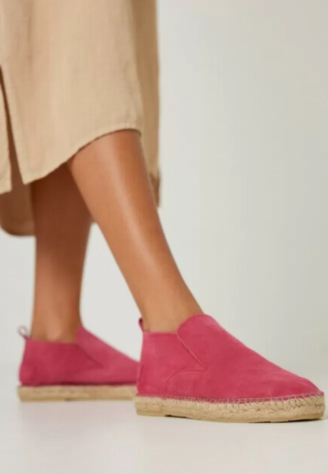 Shabbies Amsterdam Loafers | Espadrilles>Espadrille Loafer Fuchsia Rose