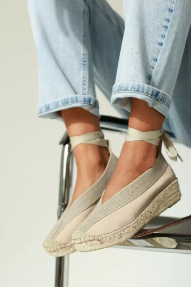 Shabbies Amsterdam Loafers | Espadrilles>Espadrille Palma Kimono Beige