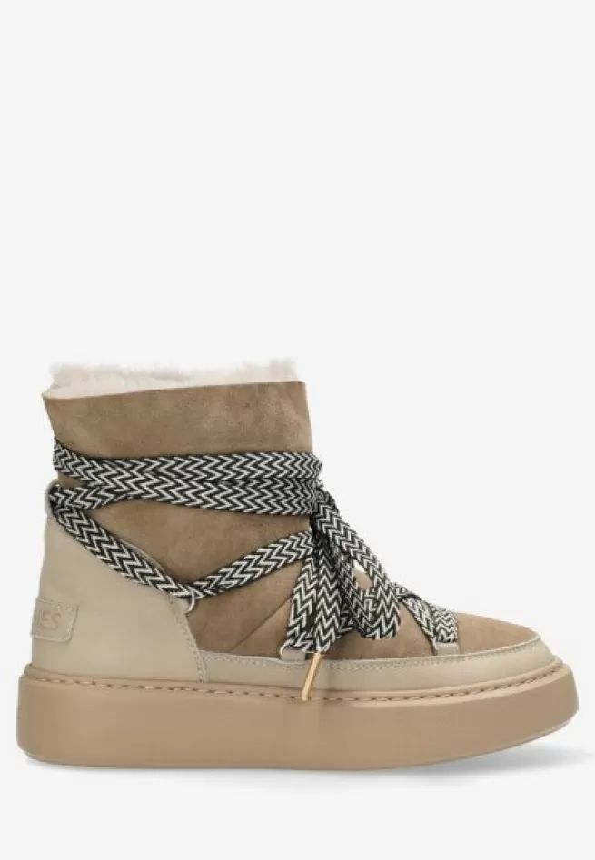 Shabbies Amsterdam Veterschoenen>Laars Hind Taupe