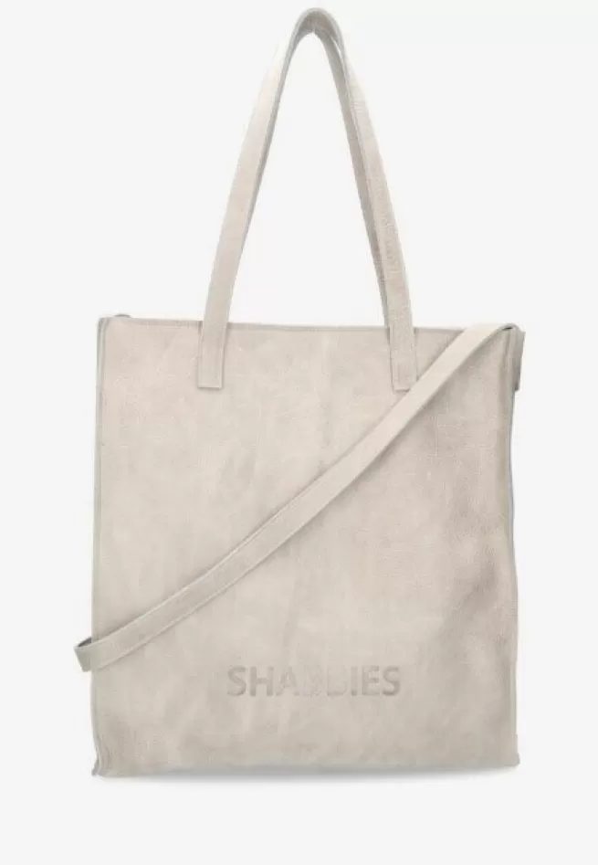 Shabbies Amsterdam No Waste Leather | Handtassen>Shopper Grijs