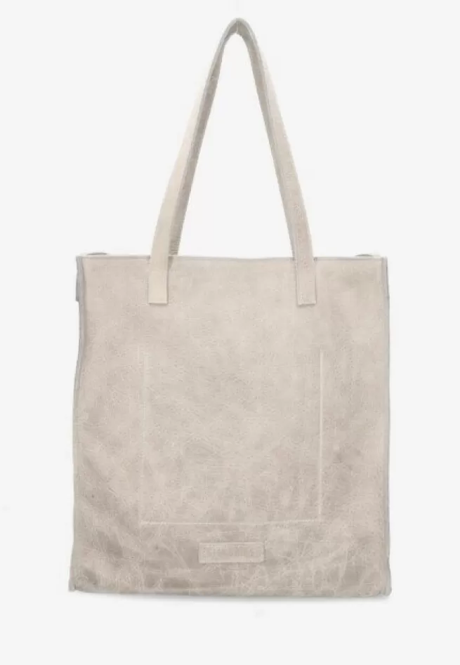 Shabbies Amsterdam No Waste Leather | Handtassen>Shopper Grijs