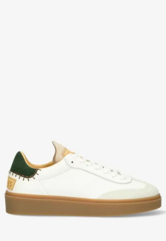 Shabbies Amsterdam Sneakers>Sneaker Bossa Oxford Gum Zool Wit