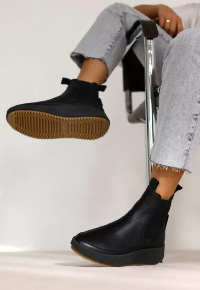 Shabbies Amsterdam Sneakers | Chelsea Laarzen>Sneaker Chavi Zwart